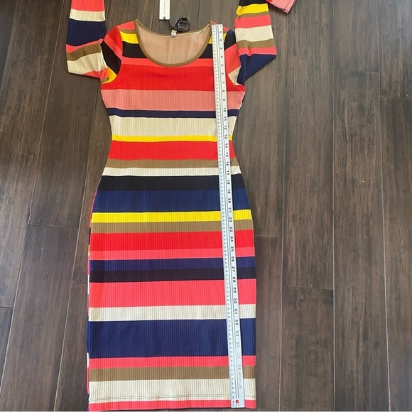 ANTHROPOLOGIE Plenty by TRACY REESE Column Bodycon Rib Stretch Dress Size XS - Picture 7 of 8